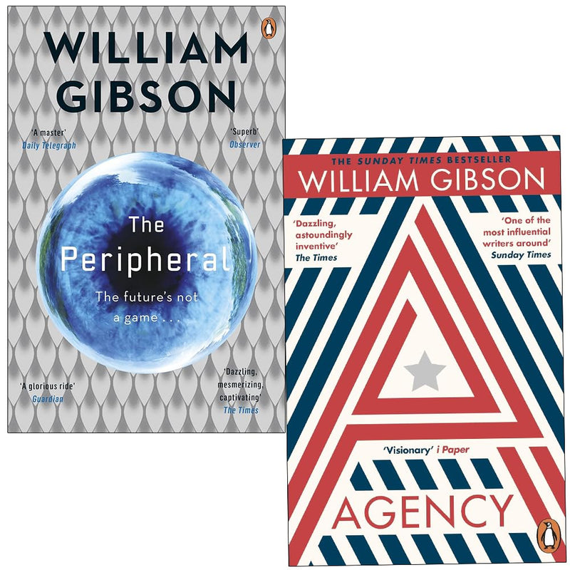 The Jackpot Trilogy 2 Books Collection Set By William Gibson (The Peripheral & Agency) - The Book Bundle