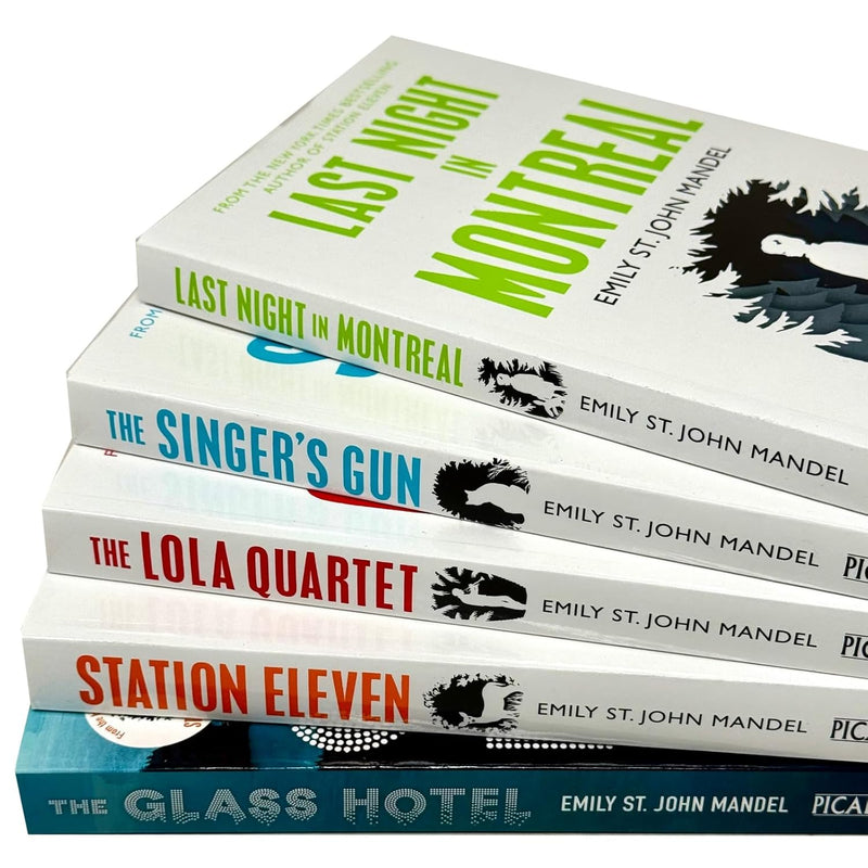Emily St. John Mandel 5 Books Collection Set(Station Eleven, Last Night in Montreal ,The Singer's Gun ,The Lola Quartet & The Glass Hotel ) - The Book Bundle