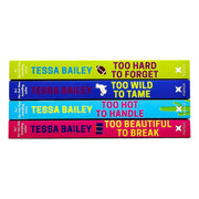 Romancing the Clarksons Series Books 1 - 4 Collection Set by Tessa Bailey (Too Hot to Handle, Too Wild to Tame) - The Book Bundle