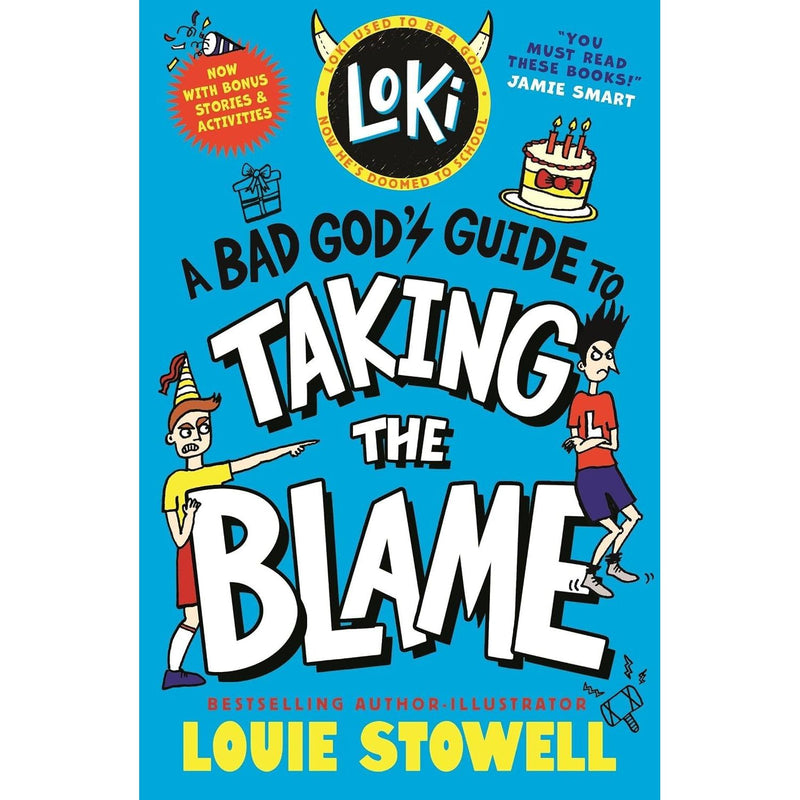 Loki A Bad God's Guide Series 4 Books Collection Set by Louie Stowell (Guide To Taking The Blame & Guide To Being Good)