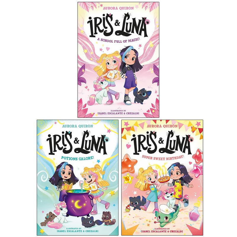 Iris and Luna Series 3 Books Collection Set by Aurora Quirón - Fiction - Paperback