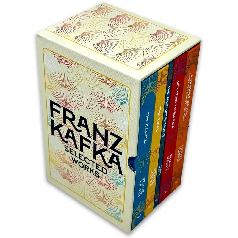 The Selected Works of Franz Kafka 5 Book Hardcover Box Set (The Trial, The Castle, The Metamorphosis, Short Stories & Letters to Milena)- Fiction - Hardcover