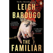 Set of three paperback fantasy books by Leigh Bardugo, including The Familiar, Ninth House, and Hell Bent in a collection.