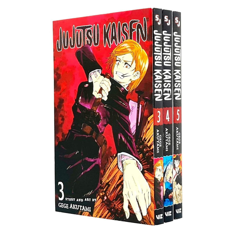 Jujutsu Kaisen Series Vol 3,4,5 Collection 3 Books Set by Gege Akutami - Fiction - Paperback