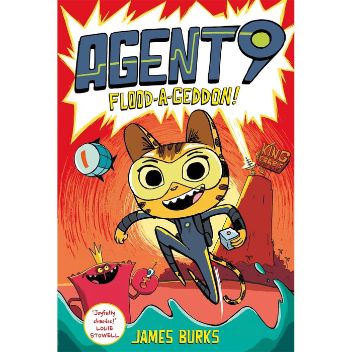 Agent 9 Series 2 books Set By  James Burks (Mind Control!: & Flood-a-geddon!) - The Book Bundle