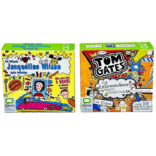 The Ultimate Jacqueline Wilson & Tom Gates The Extraordinary Audio Collection Set - The Book Bundle