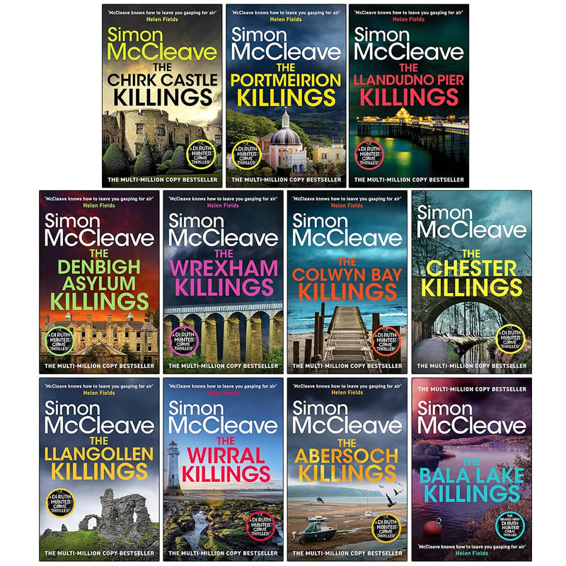 DI Ruth Hunter Series 11 Books Collection Set by Simon McCleave - Fiction - Paperback