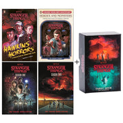 Stranger Things 4 books collection set with tarot card deck and guidebook, featuring characters from the popular fiction series.