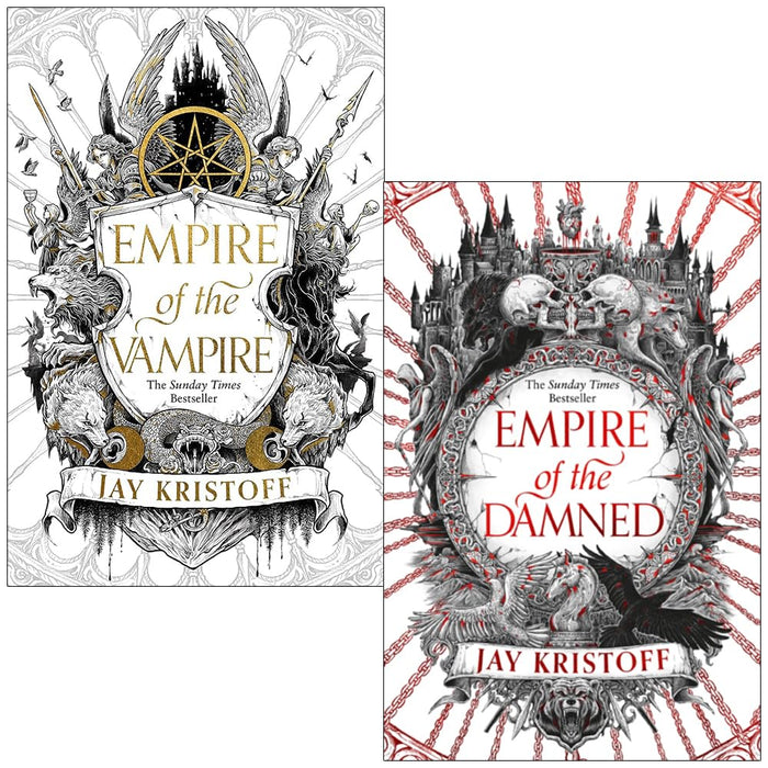 Empire of the Vampire Series Collection 1-2 Books Set by Jay Kristoff Damned
