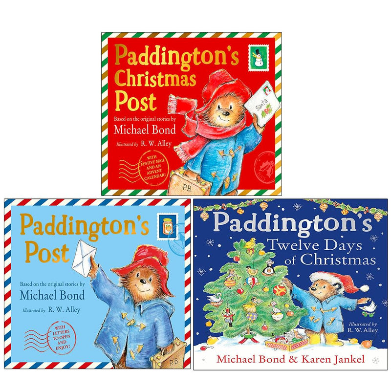 Paddington’s Christmas Post & Twelve Days 3 Books Collection Set By Michael Bond - Fiction - Hardcover
