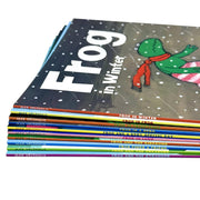 Frog Series 10-book collection set by Max Velthuijs featuring Frog stories including Frog and the Stranger and Frog Finds a Friend.