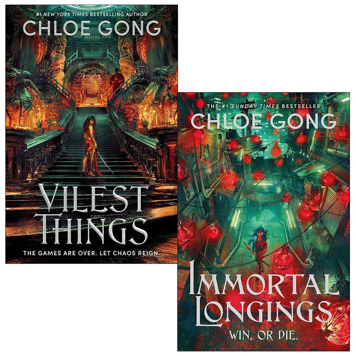 Flesh & False Gods Series 2 Books Collection Set By Chloe Gong (Immortal Longings & Vilest Things)