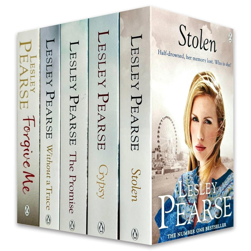 Lesley Pearse Collection 5 Books Set (Stolen, Gypsy, The Promise, Without a Trace & Forgive Me)