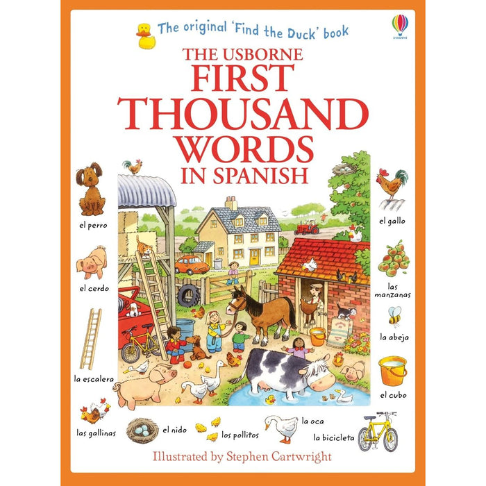 First Thousand Words in Spanish by Heather Amery, Stephen Cartwright - The Book Bundle