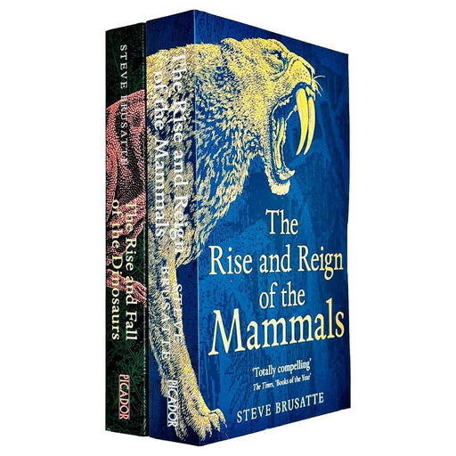 Steve Brusatte Collection 3 Books Set Rise and Reign of the Mammals, Dinosaurs - The Book Bundle