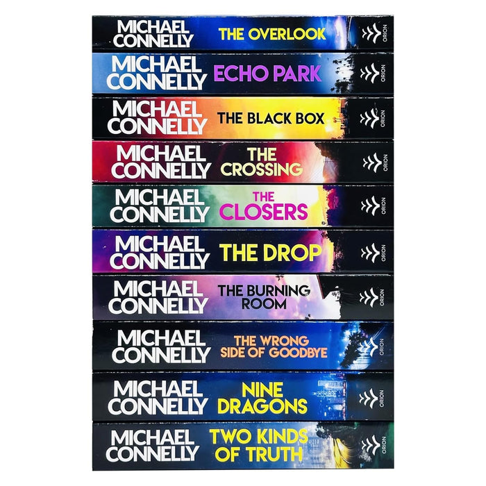 Harry Bosch Series (Book 11-20) by Michael Connelly 10 Books Collection Set (The Closers, Echo Park, The Overlook, Nine Dragons) - The Book Bundle