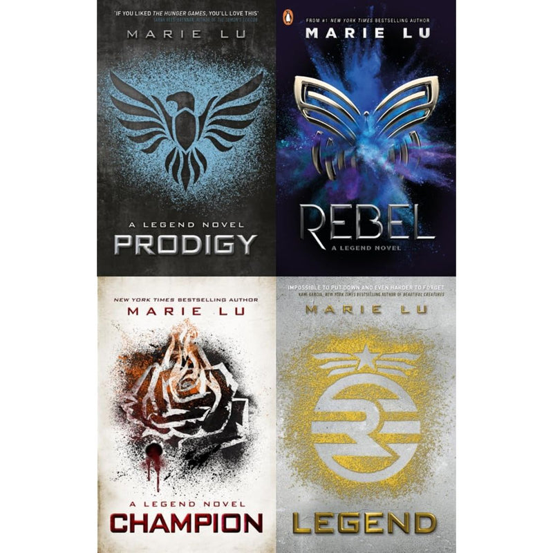 The Legend 4 Books Collection Set - Legend, Prodigy, Champion, Rebel by Marie Lu - The Book Bundle