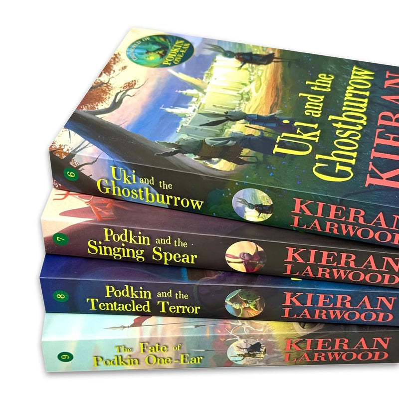 Podkin One-Ear Series 4-Book Collection Set by Kieran Larwood - Fiction - Paperback
