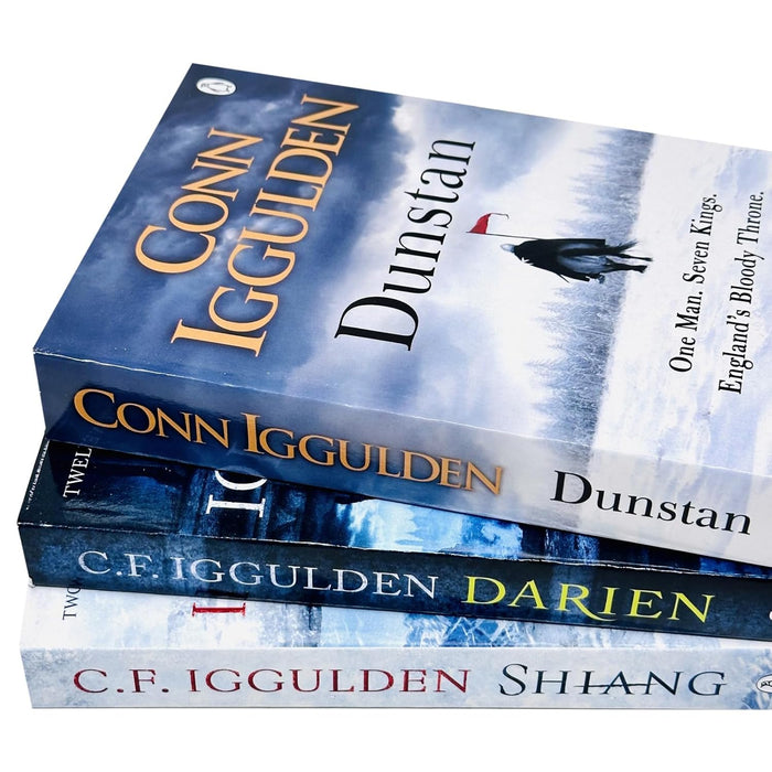 Conn Iggulden 3 Books Collection Set (Dunstan, Shiang and Darien) - The Book Bundle