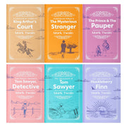 The Mark Twain 6 Book Hardback Collection: The Adventures of Tom Sawyer, The Prince & The Pauper, The Adventures of Huckleberry Finn - The Book Bundle