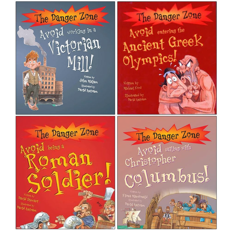 Avoid Working in a Victorian Mill & Avoid Being a Roman Soldier 4 Books Collection Set - Fiction - Paperback