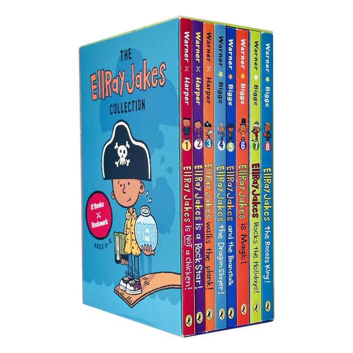 EllRay Jakes Series 8 Books Collection Box Set By Sally Warner Dragon Slayer, Rock Star, Magic - The Book Bundle