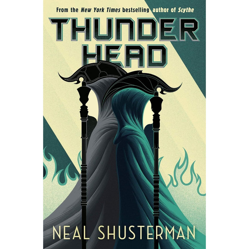 Collection of Neal Shusterman's Arc of a Scythe Series 4-book set including Scythe, Thunderhead, The Toll, and Gleanings, in a Walker Ltd edition.
