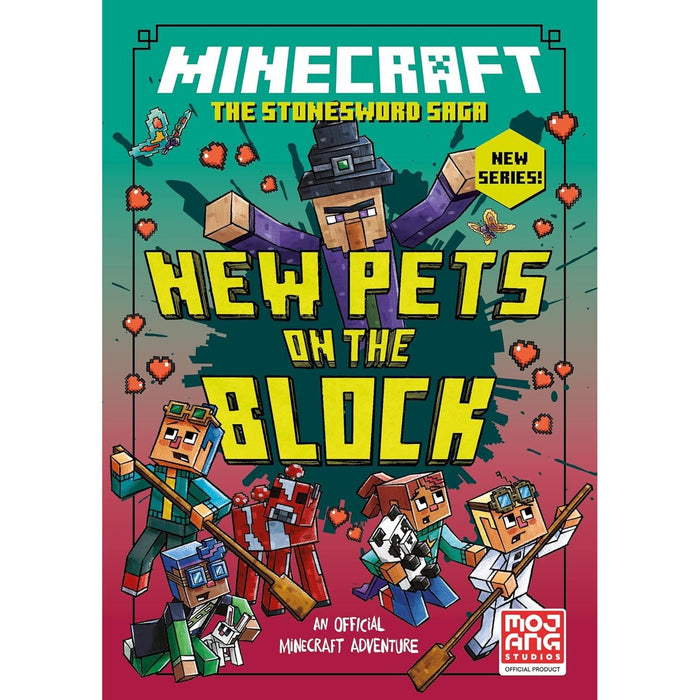 Minecraft Stonesword Saga & Ironsword Academy 8 Books Collection Set By Mojang AB (Crack in the Code, Mobs Rule, New Pets on the Block) - The Book Bundle