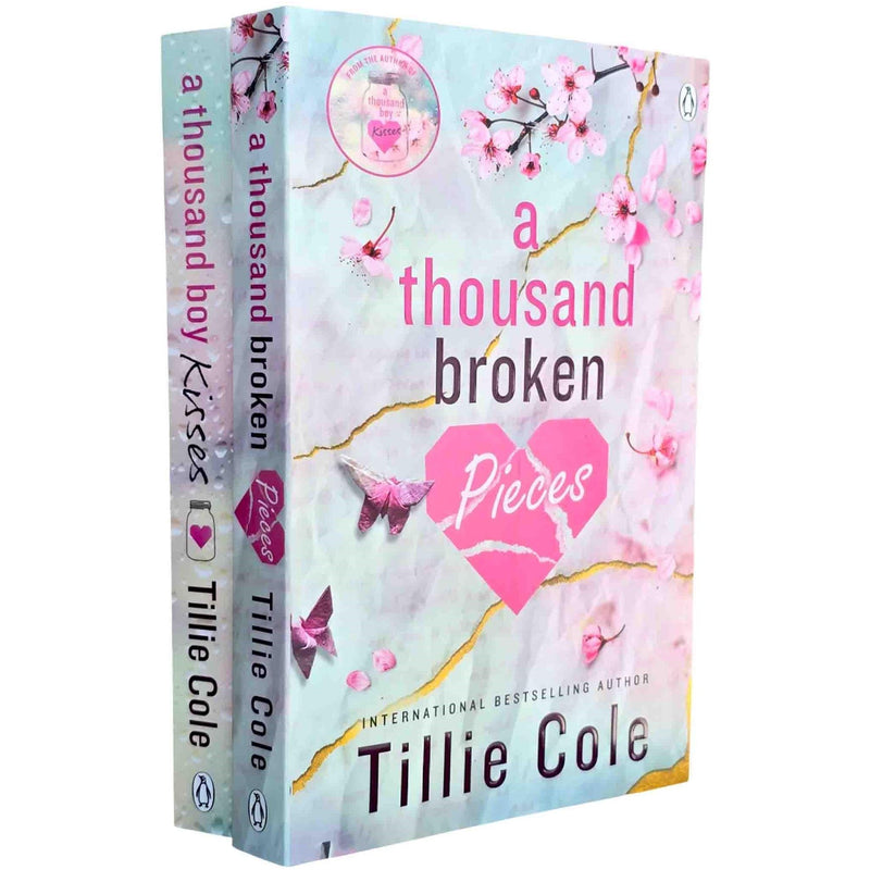 A Thousand Boy Kisses Series by Tillie Cole 2 Books Collection Set (A Thousand Boy Kisses and A Thousand Broken Pieces) - The Book Bundle