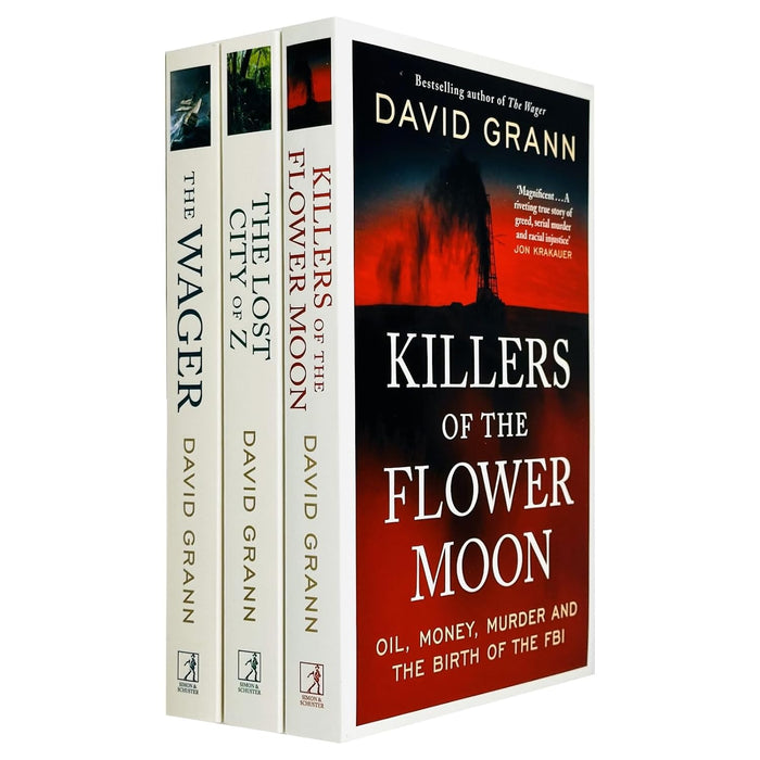David Grann Collection 3 Books Set (Killers of the Flower Moon, The Lost City of Z & The Wager) - The Book Bundle