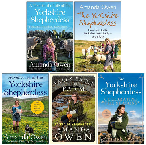 The Yorkshire Shepherdess Series 5 Books Collection Set by Amanda Owen - The Book Bundle