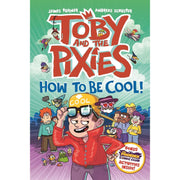 Four paperback Toby and the Pixies books collection by James Turner and Andreas Schuster, featuring colorful fantasy cover art.