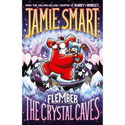 Flember Series 5 books collection set by Jamie Smart, including The Secret Book, Crystal Caves, Glowing Skull, Wildening, and Golden Heart.