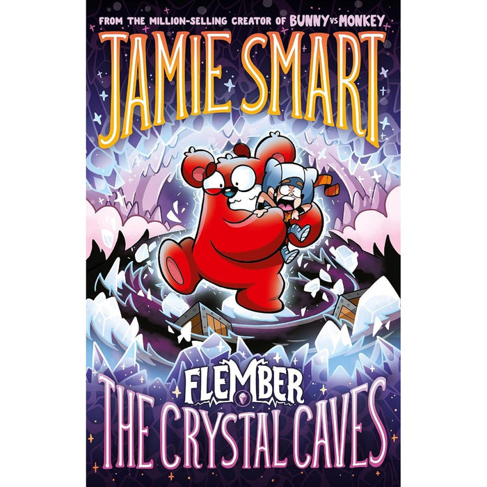 Flember Series 5 Books Collection Set (Books 1-5) by Jamie Smart (The Secret Book, The Crystal Caves, The Glowing Skull, The Power of the Wildening, The Golden Heart) - The Book Bundle