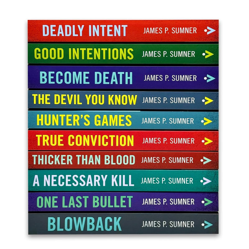 Adrian Hell Series 10 Books Collection Set By James P. Sumner - Fiction - Paperback