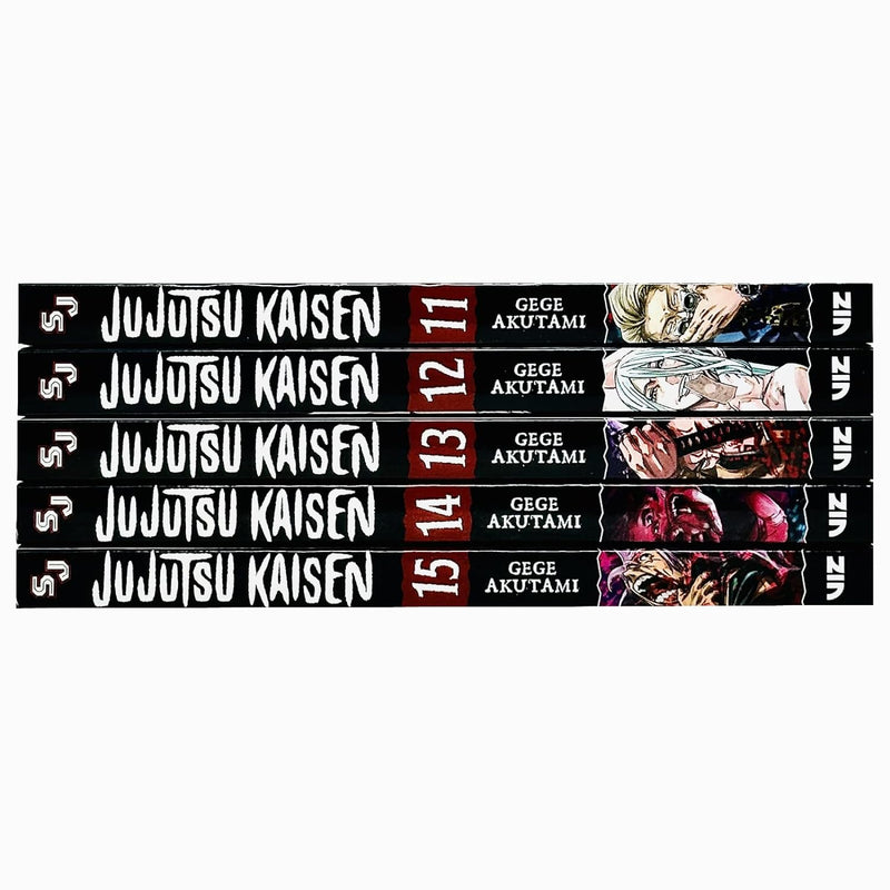 Jujutsu Kaisen Series Vol 11-15: 5 Books Collection Set By Gege Akutami - The Book Bundle