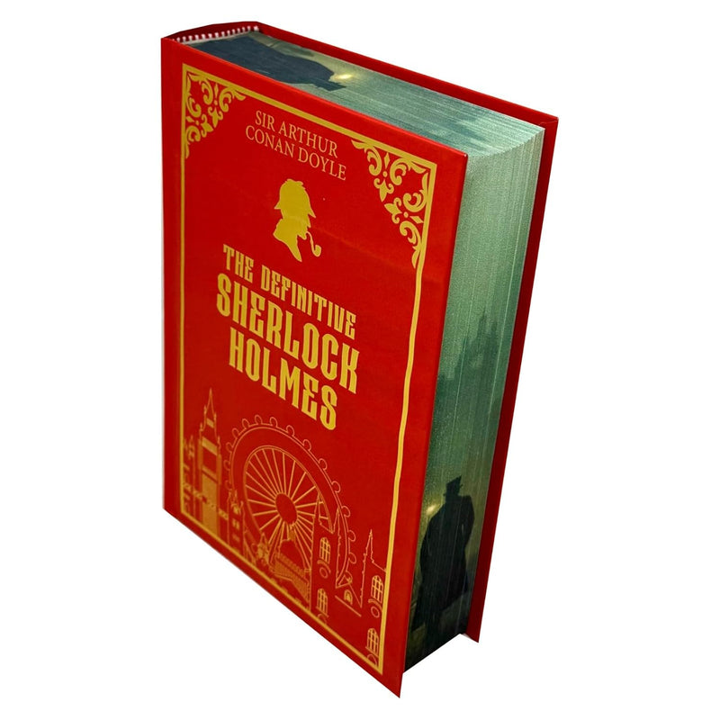 Hardcover edition of The Definitive Sherlock Holmes by Sir Arthur Conan Doyle, published by Rupa Publications Ltd.