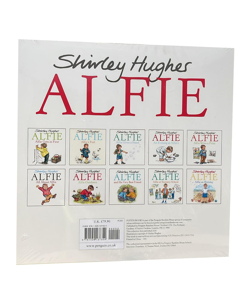 Shirley Hughes Alfie Collection 10 Books Set(Alfie Gets in First, Alfie's Feet, An Evening At Alfie's, Alfie Gives A Hand, Alfie Wins A Prize, Alfie Outdoors, All About Alfie, Alfie on Holiday & More) - Fiction - Paperback