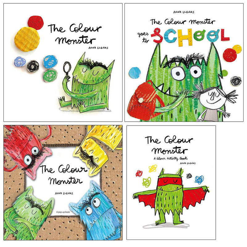 Anna Llenas The Colour Monster Collection 4 Books Set - The Book Bundle