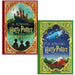 Harry Potter and the Philosopher’s Stone & Harry Potter and the Chamber of Secrets MinaLima Edition By J.K. Rowling Collection 2 Books Set - The Book Bundle