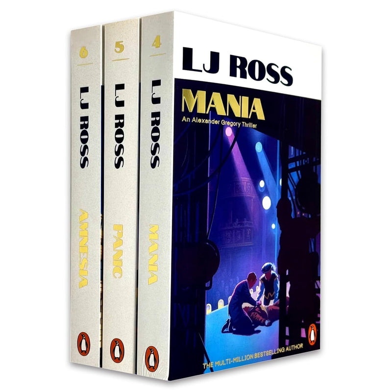 The Alexander Gregory Thrillers 3 Books Collection Set by LJ Ross - Fiction - Paperback