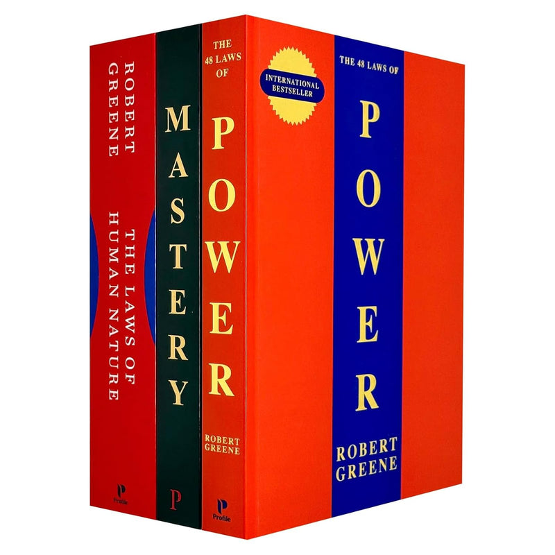 The 48 Laws Of Power & Mastery & The Laws Of Human Nature 3 Books Collection Set by R. Greene - Non Fiction - Paperback