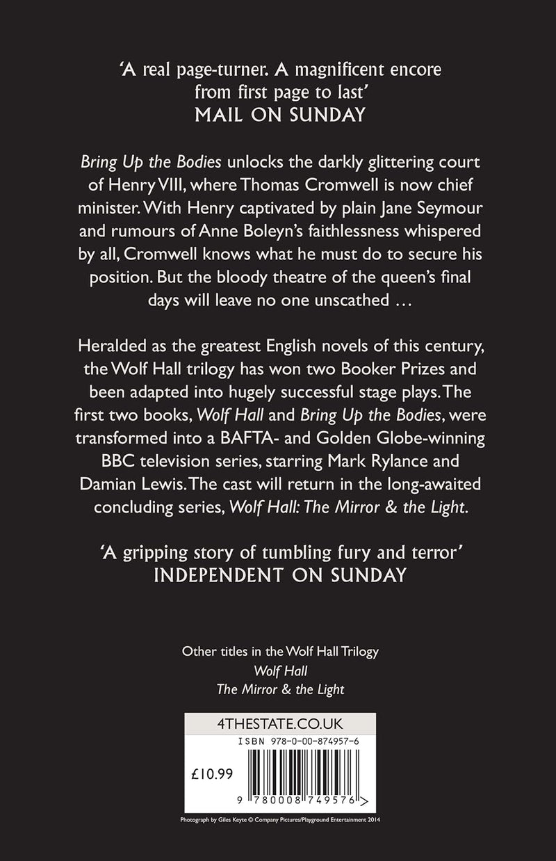 Bring Up the Bodies Wolf Hall Series Book Two By Hilary Mantel - Fiction - Paperback