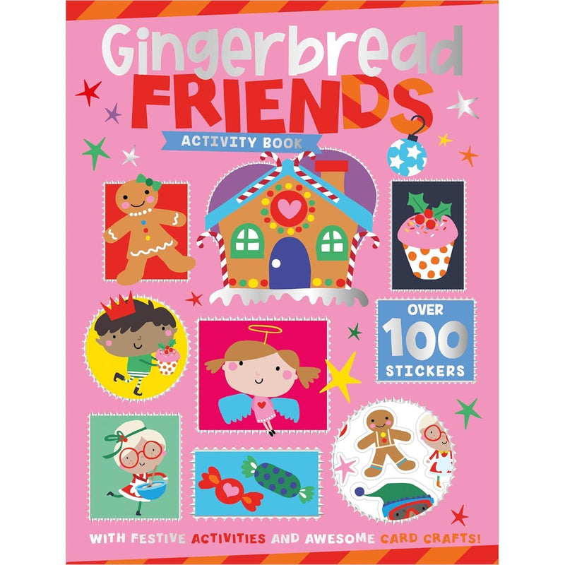 Christmas Books for Children Collection Activity 6 Books Set With Awesome Card Craft & Over 100 Stickers - The Book Bundle