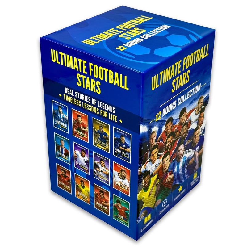 Ultimate Football Stars Box Set - Messi, Ronaldo, Mbappé And More 12 Books Collection Set - Non Fiction - Box Set