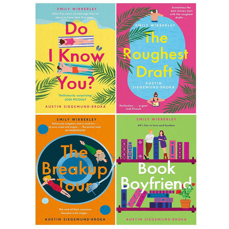 Emily Wibberley 4 Books Collection Set (Do I Know You?, The Roughest Draft, The Breakup Tour, Book Boyfriend) - The Book Bundle