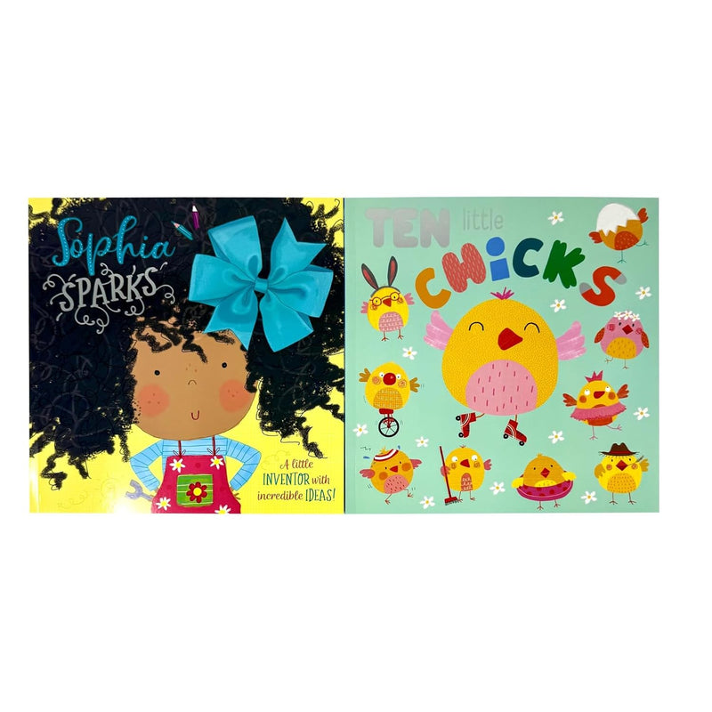 Awesome Adventure Bundle Make Believe Ideas 10 Books Collection Set (Little Red Riding Hood, Jack and the Beanstalk, Little Ted's Big Heart, Funderpants!, Ten Little Chicks, Sophia Sparks & More)