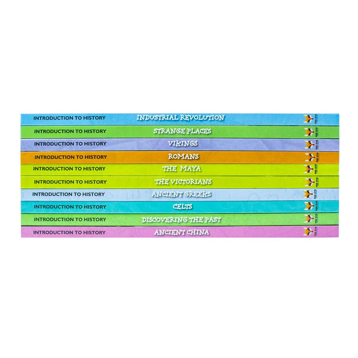 Children Introduction To History For Beginners (Series 1) 10 Hardback Book Collection Set (Ancient China, Celts, Discovering The Past)