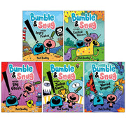 Set of five children's fiction books including Bumble and Snug, the Angry Pirates, and Shy Ghost by Mark Bradley, published by Hodder.