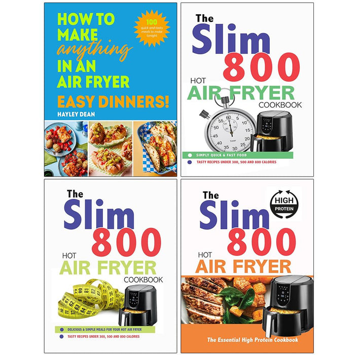 How to Make Anything, The Slim 800 Hot , Hot Air Fryer & The Essential High 4 Books Collection Set - The Book Bundle